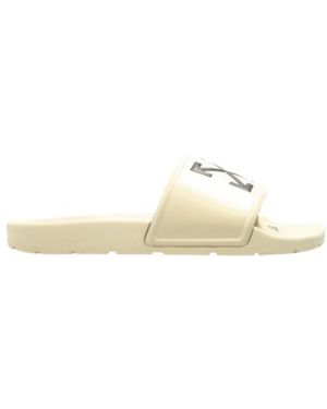Off-White c/o Virgil Abloh Arrow Open Toe Slip-On Slides - White