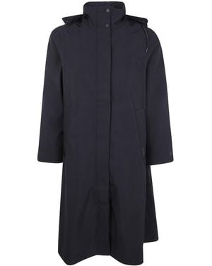Rains Suva Vision Softshell A-Line Hooded Raincoat - Blue