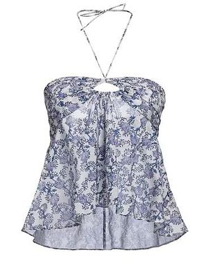 Isabel Marant Sleeveless Floral Print Top - Blue