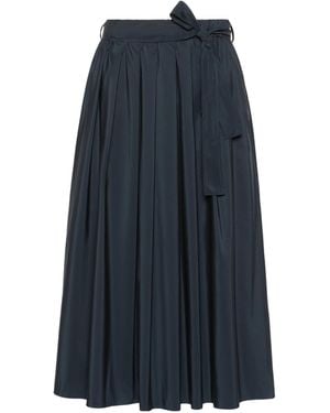 Weekend by Maxmara Wkdalpaca Pleated Midi Skirt - Blue