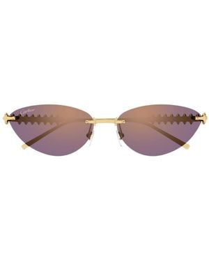 Cartier Cat Eye Frame Sunglasses - Multicolour