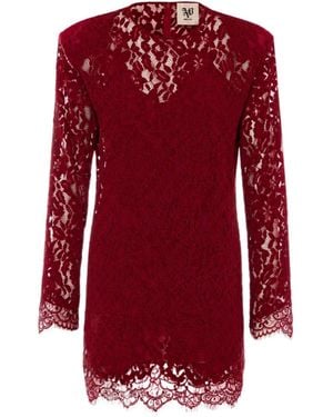 Aniye By Nola Lace Mini Dress - Red