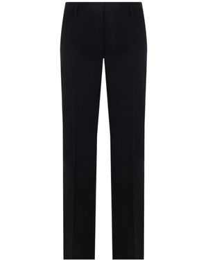 Dries Van Noten Belt-Loop Casual Trousers - Black