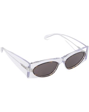 Alaïa Rectangular Sunglasses - White