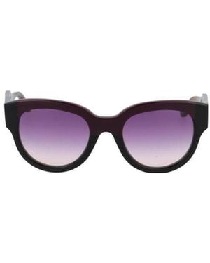 Marni Logo Metal Sunglasses - Purple