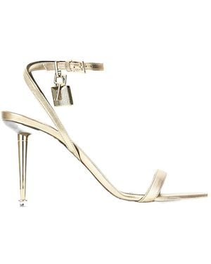 Tom Ford Pointed-Toe High-Heeled Sandals - White
