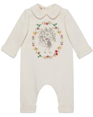 Gucci Logo Jumpsuit - White