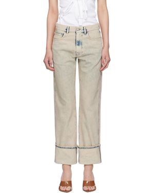 Coperni Boyfriend Jeans - Natural
