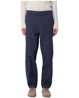 Barena Tapered Straight Leg Trousers - Blue