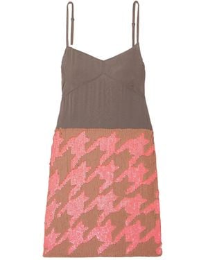 Dries Van Noten Sequined Slip Dress - Multicolour