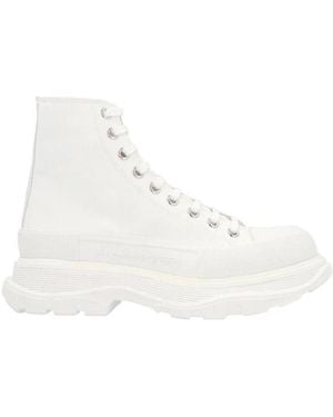 McQueen Tread Slick Boots - Natural