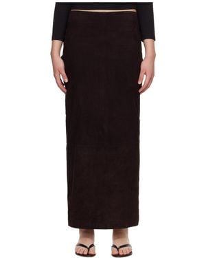 St. Agni Low-Waisted Skirt - Black