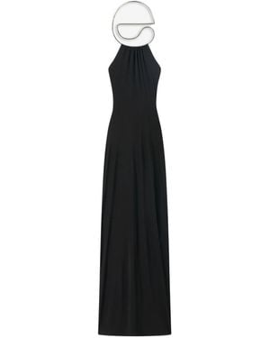Coperni Halter-Neck Maxi Dress - Black