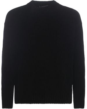 Bonsai Crewneck Pullover Sweater - Black