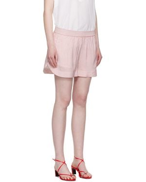 Stella McCartney Striped Elasticated Shorts - Pink
