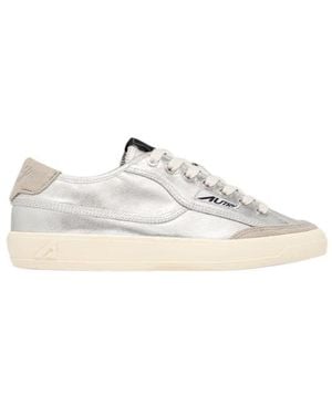 Autry Lace-Up Sneakers - White