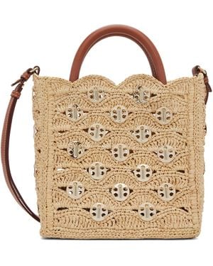 Rabanne Small 1969 Tote Bag - Metallic