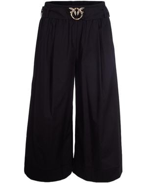 Pinko Doreen Wide Leg Trousers - Blue