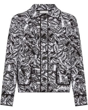 Dior Cropped Jacket - Gray