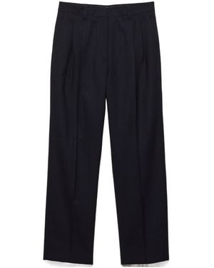 Prada Rush Stitch Trousers - Blue