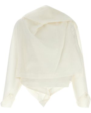 Issey Miyake 'All Squares' Top - White