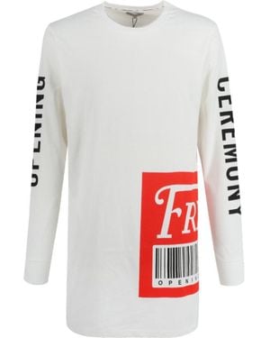 Opening Ceremony Logo Printed Long-Sleeved T-Shirt - White