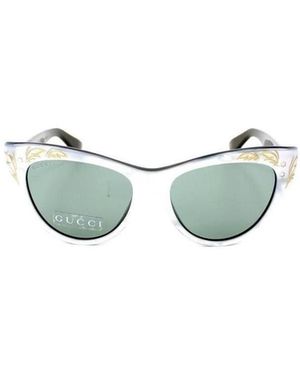 Gucci Cat's Eye Sunglasses - White