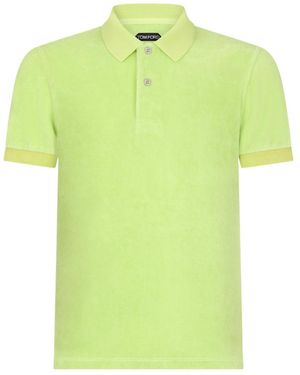 Tom Ford Short-Sleeved Polo Shirt - Green