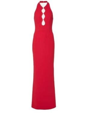 Rebecca Vallance Akari Embellished Gown - Red