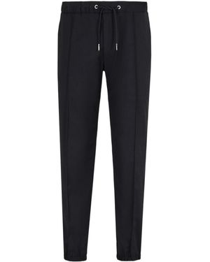 ARMANI EXCHANGE Drawstring Trousers With Logo On The Back - Blue