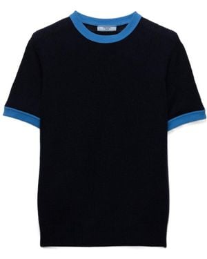 Prada Cashmere Crew-Neck Jumper - Black
