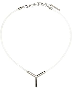 Y. Project Y Necklace - White