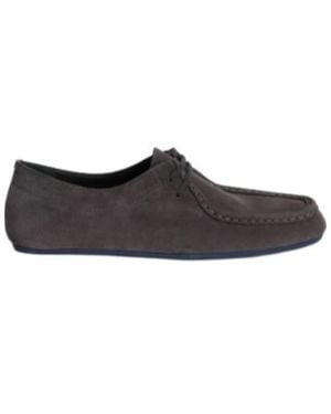 Jil Sander Lace-Up Boat Shoes - Brown