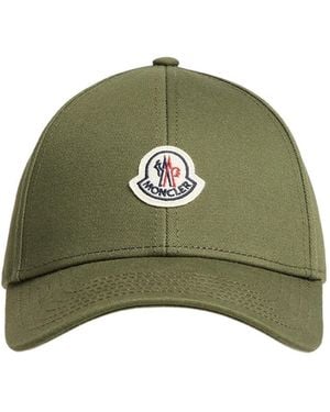 Moncler Logo Patch Baseball Cap - Green