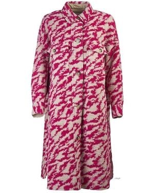 Isabel Marant Long-Sleeved Coat - Red