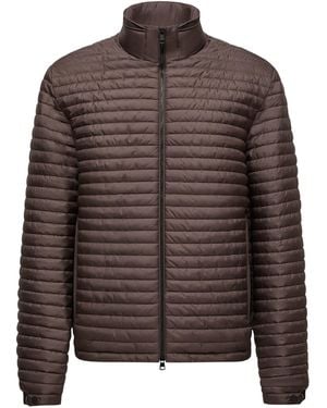 Moncler Myrrhe Short Down Jacket - Brown