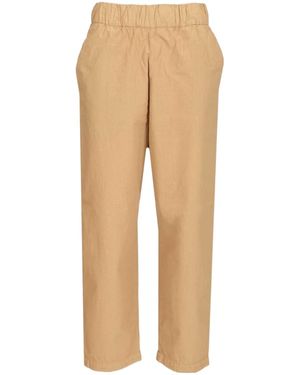 Barena Joie Elastic-Waist Trousers - Natural