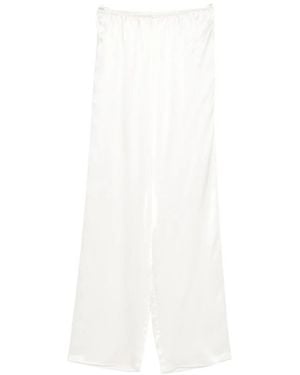 Co. Straight-Leg Casual Trousers - White