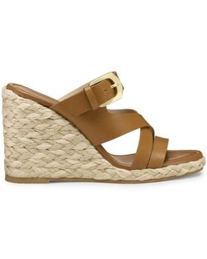 Stuart Weitzman Sai Espadrille Wedge - Metallic