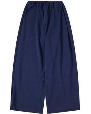 Kiko Kostadinov Drawstring-Waist Casual Trousers - Blue