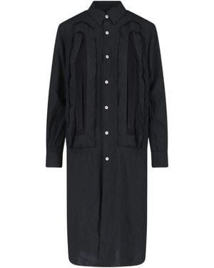 Comme des Garçons Comme Des Garçons Homme Plus Crinkled Effect Shirt - Black