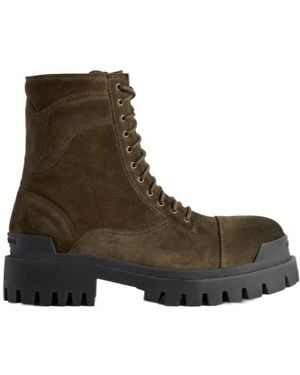 Balenciaga Combat Strike Boot - Brown