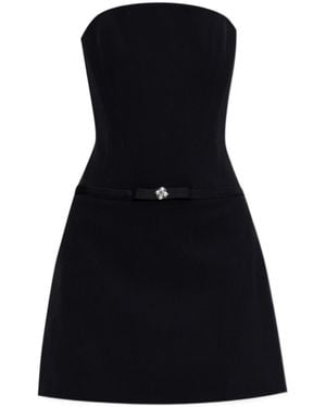 Versace Bow-Detailing Mini Dress - Black