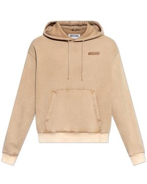 Moschino Long Sleeve Sweatshirt - Natural