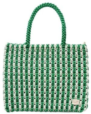 Loeffler Randall Woven Cord Tote - Green