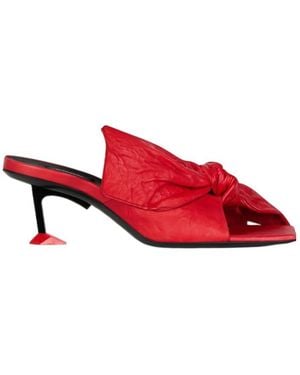 Givenchy Boudoir Heeled Mules - Red