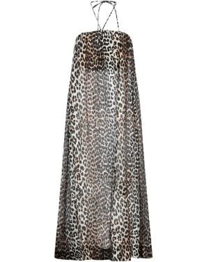 Ganni Midi Dress - Gray