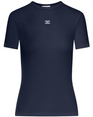 Celine Short-Sleeved T-Shirt - Blue