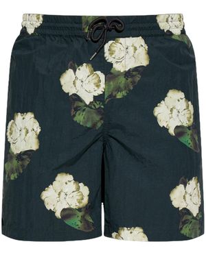 AllSaints Drawstring Swim Trunks - Blue