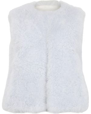 Yves Salomon Sleeveless Tops - White
